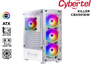 CASE GAMER, CYBERTEL, KILLER WHITE CBX5016W