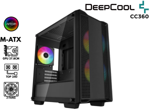 CASE GAMER, DEEPCOOL, CC360 ARGB