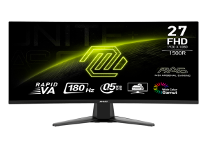 MONITOR CURVO GAMING MSI MAG-27C6F, 27" FHD RAPID VA, 180 HZ, 0.5 MS, HDMI, DP