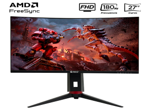 MONITOR CURVO GAMING TEROS TE-2766G, 27" FHD VA, 180 HZ, 1 MS, HDMI, DP, PIVOT