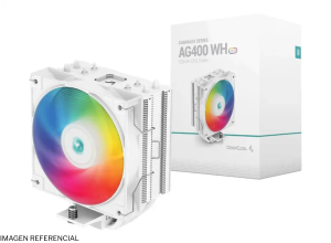COOLER PROCESADOR DEEP COOL AG400 ARGB WHITE LGA 1700 AM5