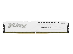 MEMORIA RAM DIMM KINGSTON FURY BEAST WHITE, 16GB DDR5-5200MHZ PC5-41600, CL40, 1.25V, NON-ECC