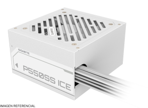 FUENTE DE PODER GIGABYTE P550SS ICE , 550W, 80 PLUS SILVER, FORMATO ATX. 4719331554941